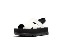 Camper Leder-Sandaletten in Weiß - 42% | Größe 40 | Damen Sandalen