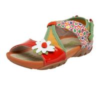 CAMPER, Ous 80019-006, Mädchen Sandalen, rot, (Laquer Vermell,Licra Yellow/Eggs Orange ), EU 25