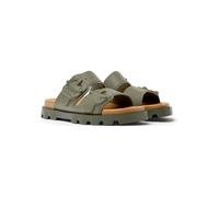 Camper Pantoletten "Brutus" in Khaki - Größe 40 | Damen Pantoletten