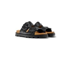 Camper Pantoletten "Brutus" in Schwarz - Größe 40 | Damen Pantoletten