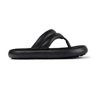 Camper Leder-Zehentrenner in Schwarz - 54% | Größe 38 | Damen Sandalen