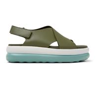 Camper Damen Pelotas Flota Up K201727 X-Strap Sandal, Mittelgrün 003, 39 EU