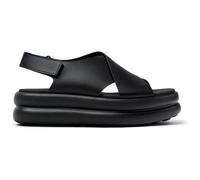 Camper Damen Sandalen Pelotas Flota Up X-Strap Glattleder Schwarz Größe 40