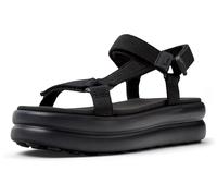 Camper, Pelotas Flota Up, Women Sandal, Black, 38, (EU)