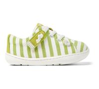 CAMPER Peu - Smarte freizeitschuhe für ERSTE SCHRITTE - Grün,Weiß, Größe 21, Textile/Glattleder