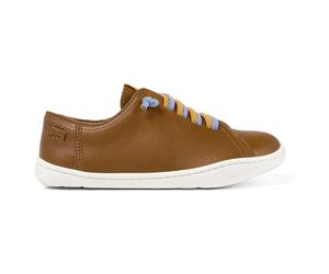 CAMPER Peu - Smarte freizeitschuhe für Mädchen - Braun, Größe 34, Glattleder