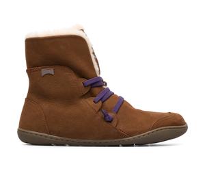 CAMPER Peu - Stiefel für Damen - Braun, Größe 35, Glattleder