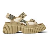 CAMPER Pix BCN - Sandalen für Damen - Beige,Weiß,Grün, Größe 41, Glattleder/Textile