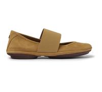 CAMPER Right - Ballerinas für Damen - Braun, Größe 36, Veloursleder