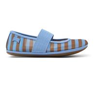 CAMPER Right - Ballerinas für Mädchen - Blau,Braun, Größe 31, Textile/Glattleder