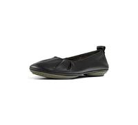 Camper, Right Nina, Women Moccasin/Ballerina, Black, 39, (EU)
