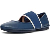 Camper, Right Nina, Women Moccasin/Ballerina, Navy, 40, (EU)