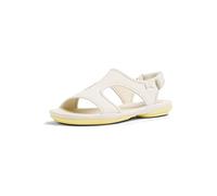 Camper Damen Right Nina K201514 Flat Sandal, Weiß 002, 35 EU