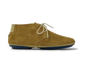 CAMPER Right - Stiefeletten für Damen - Beige, Größe 35, Glattleder