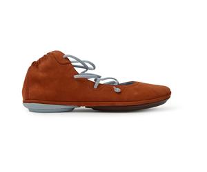 CAMPER Right - Stiefeletten für Damen - Rot, Größe 39, Veloursleder