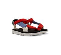 CAMPER Oruga - Sandalen für Damen - Rot,Grün,Beige, Größe 40, Textile