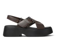 CAMPER Tasha - Elegante schuhe für Damen - Braun, Größe 41, Glattleder
