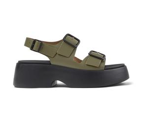 CAMPER Tasha - Elegante schuhe für Damen - Grün, Größe 41, Glattleder