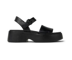 CAMPER Tasha - Sandalen für Damen - Schwarz, Größe 35, Glattleder