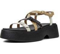 CAMPER Twins - Sandalen für Damen - Beige,Weiß,Schwarz, Größe 39, Glattleder