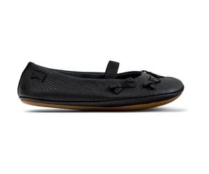 CAMPER Twins - Ballerinas für Mädchen - Schwarz, Größe 29, Glattleder