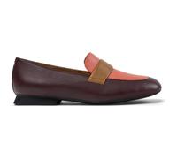 CAMPER Twins - Flache schuhe für Damen - Burgund,Orange,Braun, Größe 37, Glattleder