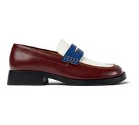 CAMPER Twins - Elegante schuhe für Damen - Burgund,Weiß,Blau, Größe 37, Glattleder