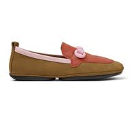 CAMPER Twins - Flache schuhe für Damen - Braun ,Orange,Rosa, Größe 37, Glattleder