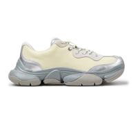 CAMPER Twins - Lässige schuhe für Damen - Beige,Grau,Weiß, Größe 37, Glattleder