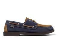 CAMPER Twins - Lässige schuhe für Herren - Blau,Braun, Größe 42, Veloursleder