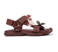CAMPER Twins - Sandalen für Damen - Burgund, Größe 35, Textile