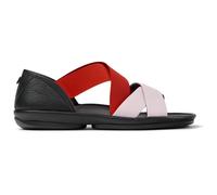 CAMPER Twins - Sandalen für Damen - Schwarz,Rosa ,Rot, Größe 37, Glattleder/Textile