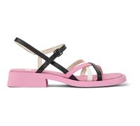 CAMPER Twins - Sandalen für Damen - Schwarz,Weiß,Rosa, Größe 36, Glattleder