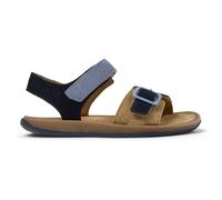 CAMPER Twins - Sandalen für Mädchen - Blau,Braun, Größe 37, Veloursleder