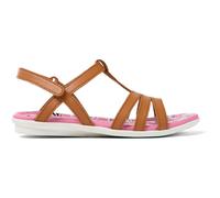 CAMPER Twins - Sandalen für Mädchen - Braun, Größe 28, Glattleder