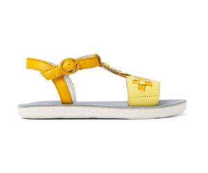 CAMPER Twins - Sandalen für Mädchen - Orange,Gelb, Größe 25, Glattleder