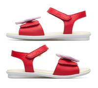 CAMPER Twins - Sandalen für Mädchen - Rot, Größe 36, Glattleder