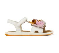 CAMPER Twins - Sandalen für Mädchen - Weiß,Rosa ,Orange, Größe 25, Glattleder