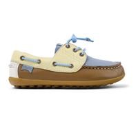 CAMPER Twins - Smarte freizeitschuhe für Mädchen - Braun ,Blau,Gelb, Größe 27, Glattleder