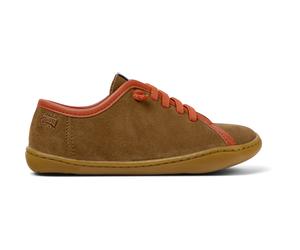 CAMPER Twins - Smarte freizeitschuhe für Mädchen - Braun, Größe 28, Glattleder