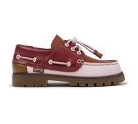 CAMPER Twins - Smarte freizeitschuhe für Mädchen - Rosa ,Rot,Burgund, Größe 38, Glattleder
