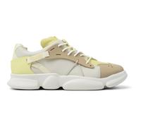 CAMPER Twins - Sneaker für Damen - Weiß,Gelb,Beige, Größe 37, Glattleder/Textile