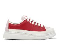 CAMPER Twins - Sneaker für Damen - Weiß,Rosa ,Rot, Größe 37, Glattleder