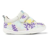 CAMPER Twins - Sneaker für ERSTE SCHRITTE - Weiß,Violett ,Blau, Größe 21, Glattleder