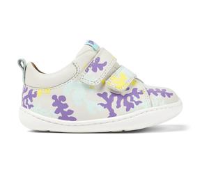 CAMPER Twins - Sneaker für ERSTE SCHRITTE - Weiß,Violett ,Blau, Größe 21, Glattleder