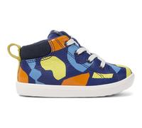 CAMPER Twins - Stiefel für ERSTE SCHRITTE - Blau,Gelb,Orange, Größe 21, Glattleder