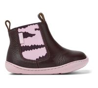 CAMPER Twins - Stiefel für ERSTE SCHRITTE - Burgund, Größe 24, Glattleder