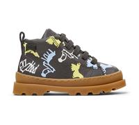CAMPER Twins - Stiefel für ERSTE SCHRITTE - Grau,Gelb,Blau, Größe 21, Glattleder