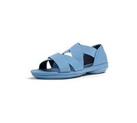 Camper Women's K201367 Right Nina X-Strap Sandal for Women Blue, 38 (EU)