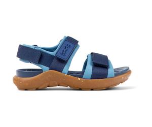CAMPER Wous - Sandalen für Mädchen - Blau, Größe 33, Textile